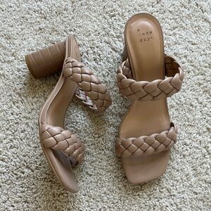 A New Day Tan Heeled Sandals